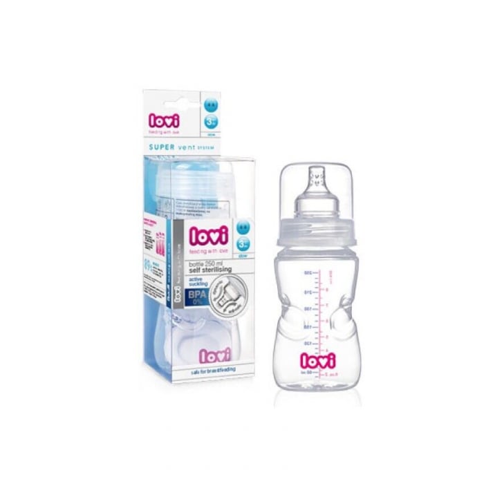 BIBERON CU TETINA DINAMICA, ANTI-COLICI, 250 ML [1]