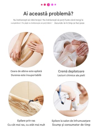 Epilator IPL OIAO E69-HR004, Pentru Epilare Definitiva Fara Durere, Tehnologie IPL, 5 Trepte De Intensitate, Senzor Piele SmartSkin, Mod Automat, Cu Afisaj, 990.000 de Pulsati [3]