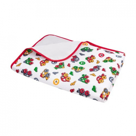 ACCESORII BEBELUSI - Protectie impermeabil din frotir pentru saltea 50 x 70 cm A1043, MASINUTE