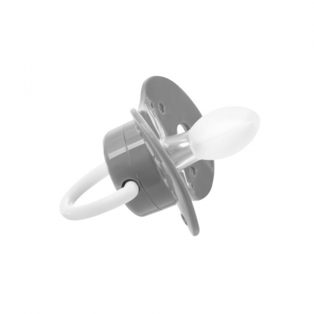 Suzeta silicon simetrica, 6-12 luni, Gri [1]