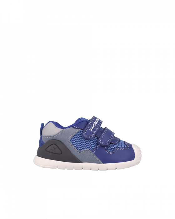Sneakers baieti, din piele naturala, albastru, Biomecanics 252120-A836 [4]