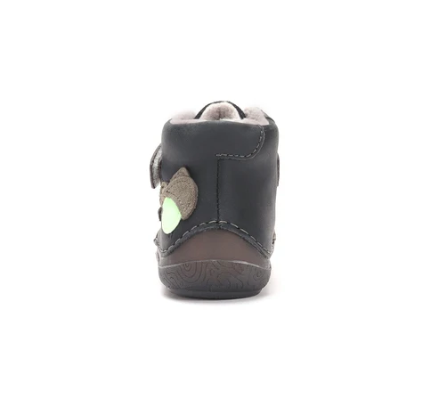 Ghete barefoot imblanite baieti gri luminos A116-62455A DD Step [4]