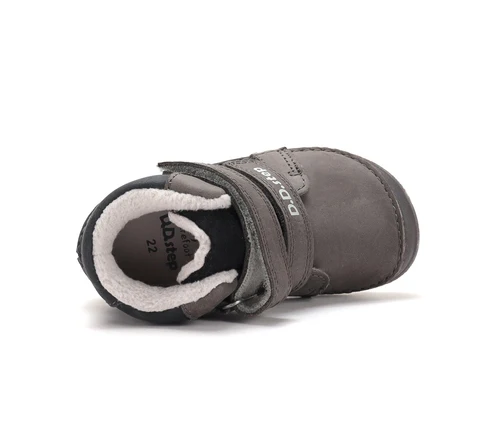 Ghete barefoot imblanite baieti gri luminos A116-62455A DD Step [6]