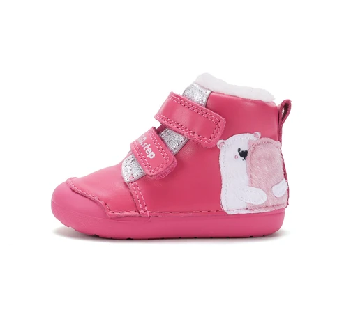 Ghete barefoot imblanite fete Roz W066-62479F DD Step [2]