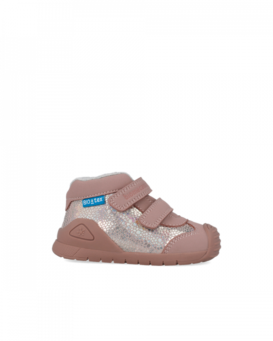 Ghete copii din piele naturala, imblanite, Rosa, Biomecanics 251134-D032FB [2]