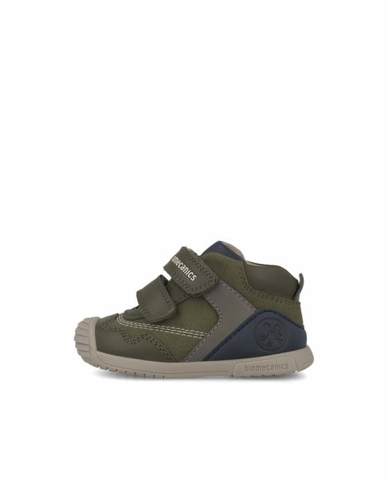 Ghete copii din piele naturala, Kaki, Biomecanics 251125-B788 [3]
