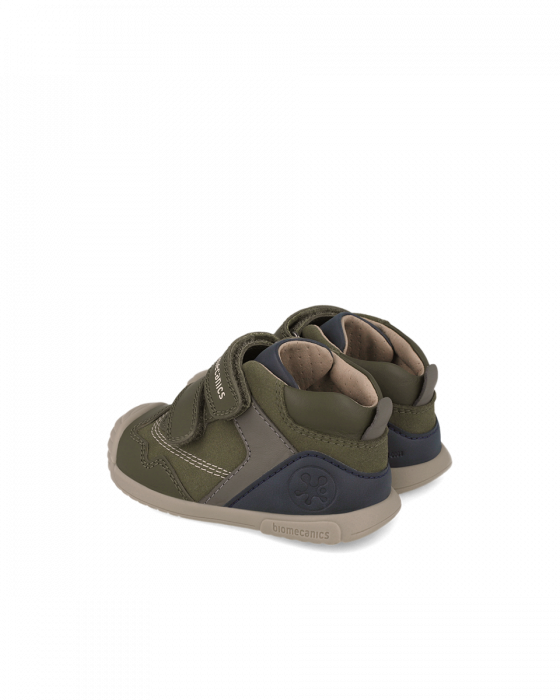 Ghete copii din piele naturala, Kaki, Biomecanics 251125-B788 [4]