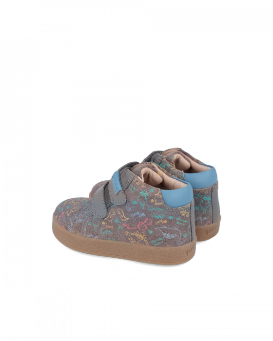 Ghete unisex din piele naturala, Gri, Garvalin 241317-B168 [4]