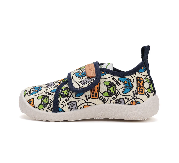 Pantofi baieti, din panza, pentru INTERIOR, BAREFOOT, DD STEP C086-51576 [6]