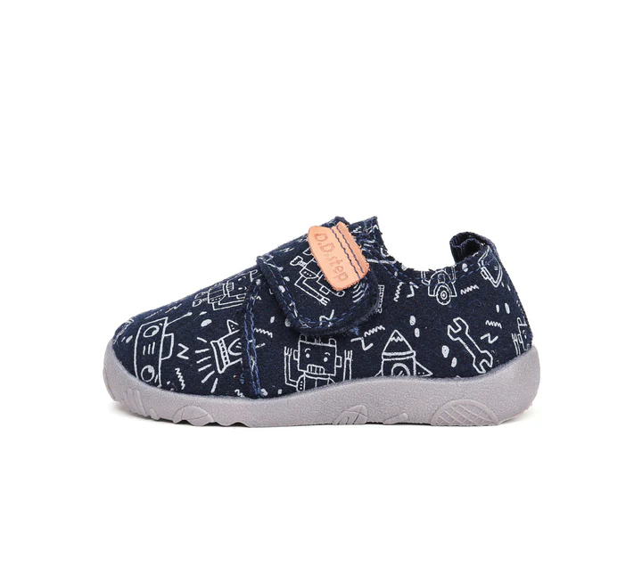 Pantofi baieti, din panza, pentru INTERIOR, BAREFOOT, DD STEP C086-52717 - DD Step [1]
