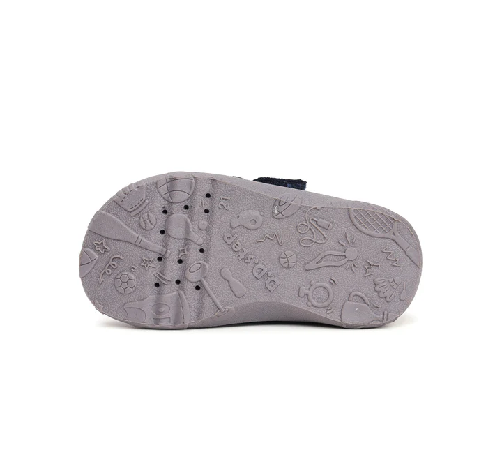 Pantofi baieti, din panza, pentru INTERIOR, BAREFOOT, DD STEP C086-52717 - DD Step [2]