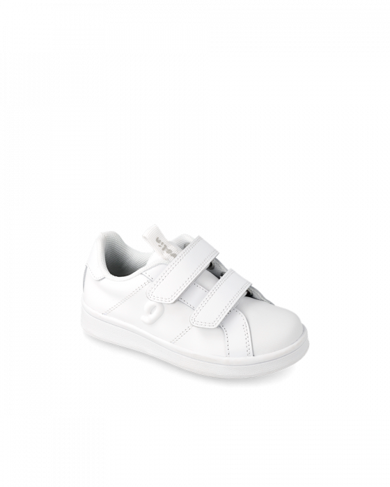 Pantofi baieti, din piele naturala, albi, Garvalin 231750-C050 [2]