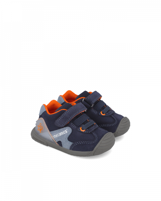 Pantofi baieti, din piele naturala, Azul Marino, Biomecanics 251127-A089 [2]