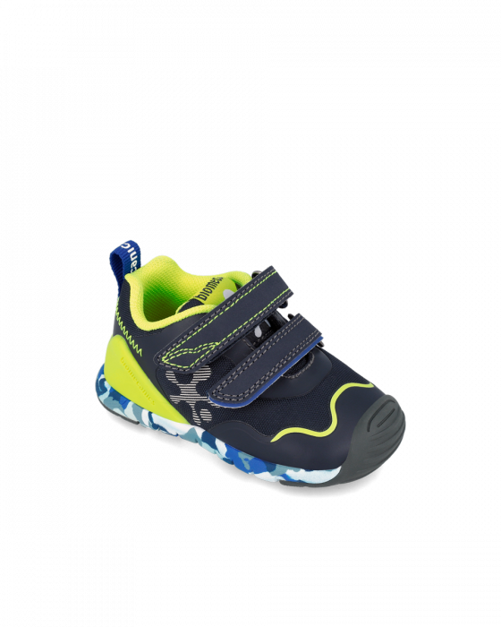 Pantofi sport baieti, din material textil, negru multicolor, Biomecanics 241140-A008 [3]