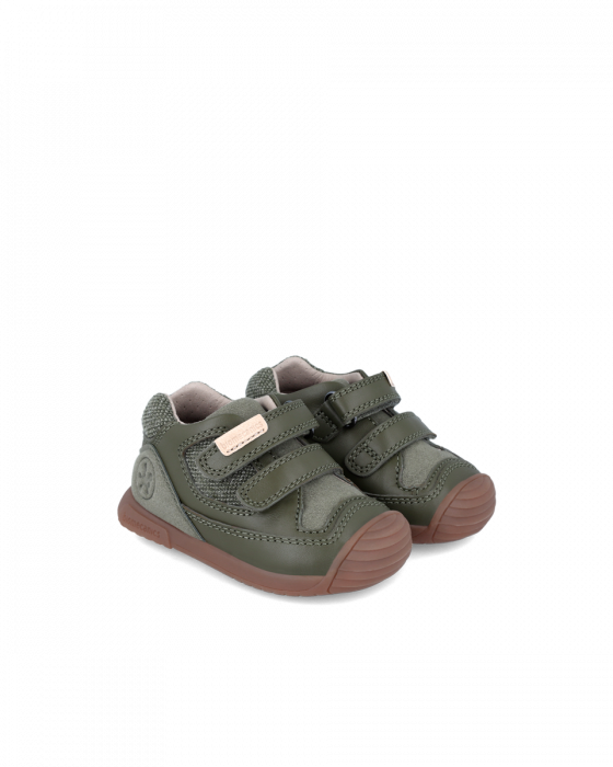Pantofi baieti, din piele naturala, Sauvage Militare, Biomecanics 241127-B788 [1]
