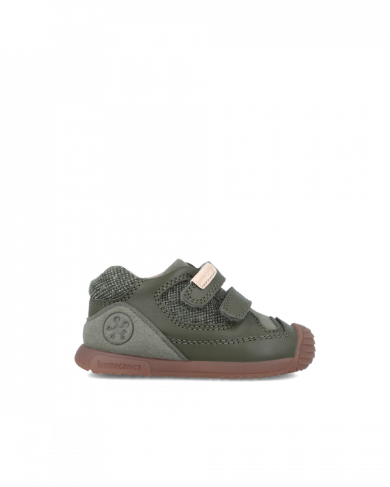 Pantofi baieti, din piele naturala, Sauvage Militare, Biomecanics 241127-B788 [2]