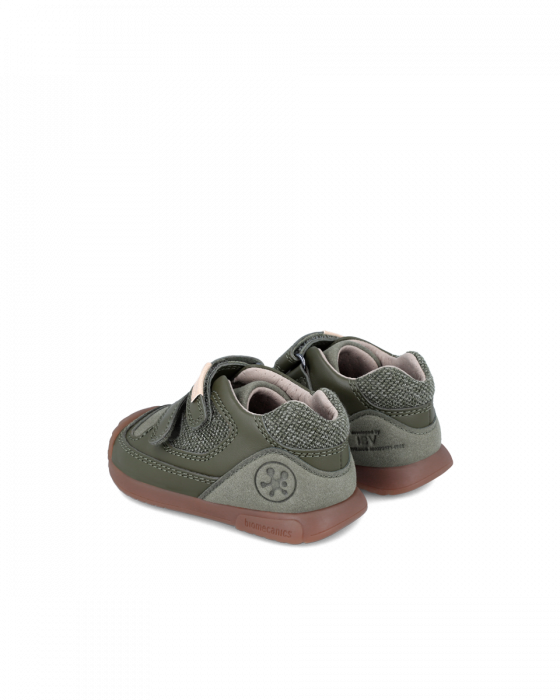 Pantofi baieti, din piele naturala, Sauvage Militare, Biomecanics 241127-B788 [4]