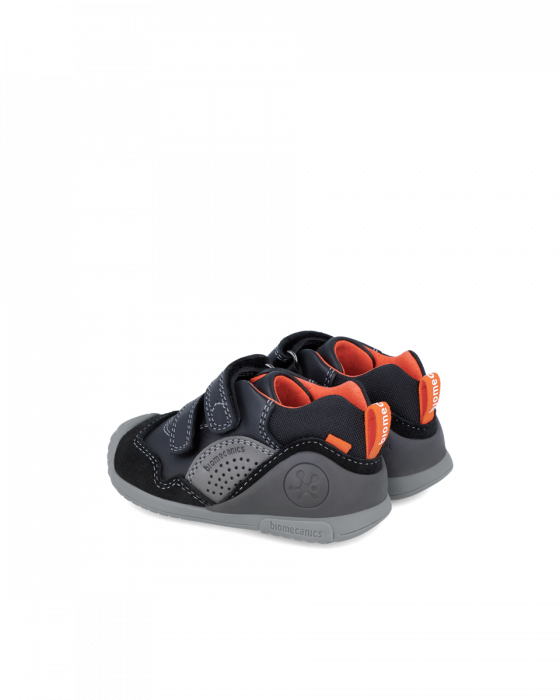 Pantofi baieti, din piele naturala, negru multicolor, Biomecanics 241120-A054 [3]