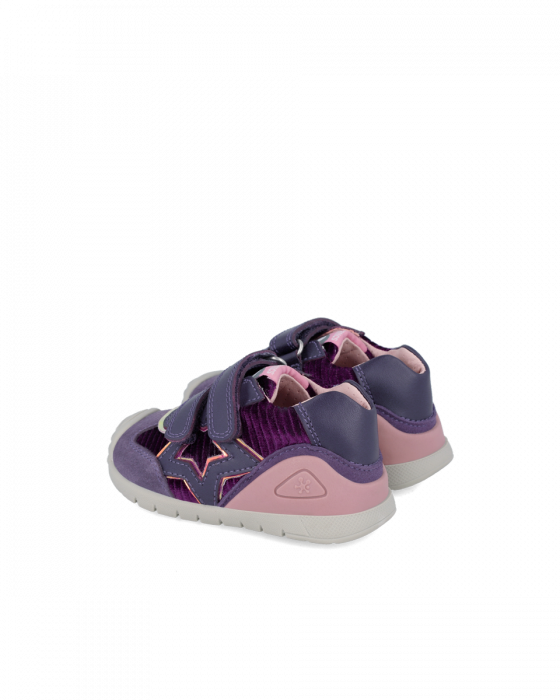 Pantofi fete, din piele naturala, mov pruna, Biomecanics 241111-B783 [3]