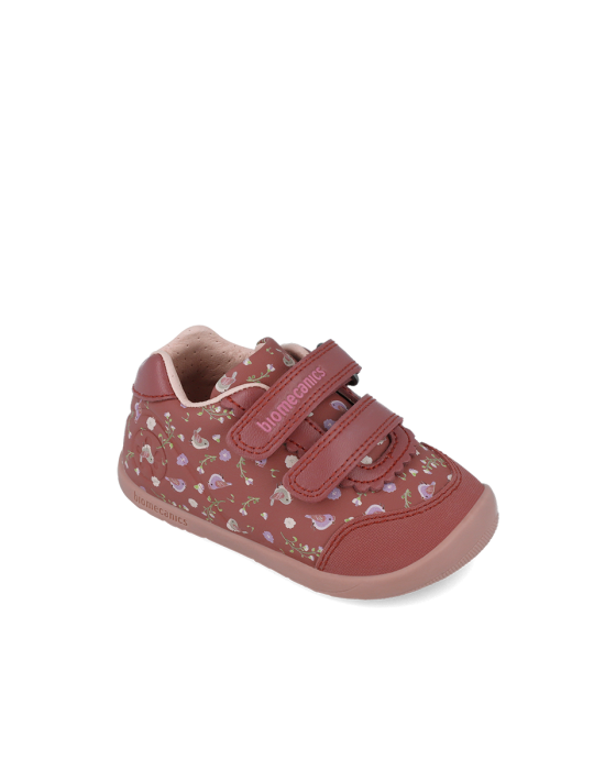 Pantofi fete, calapod lat, din piele, Biomecanics, Rosu - 251150-C859 [4]