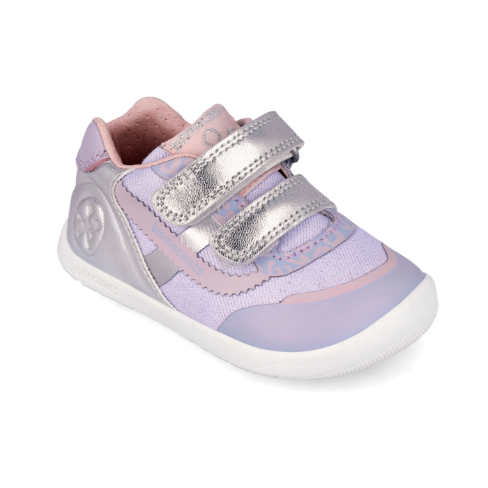 Pantofi fete, calapod lat, din piele, Biomecanics, Lila 262157-B879 [4]