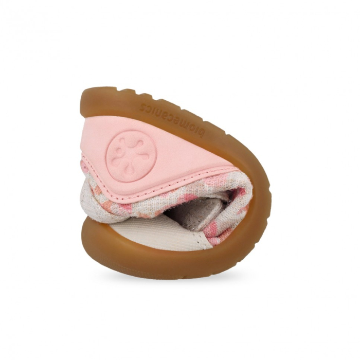 Pantofi fete, calapod lat, textil Biomecanics, beige cu imprimeu 262192-A103 [4]