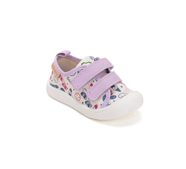Pantofi fete, din panza, print vesel, DD STEP C100-61432A [7]