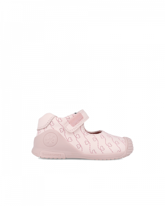 Pantofi copii din piele naturala Biomecanics, roz 241100-A779 [4]