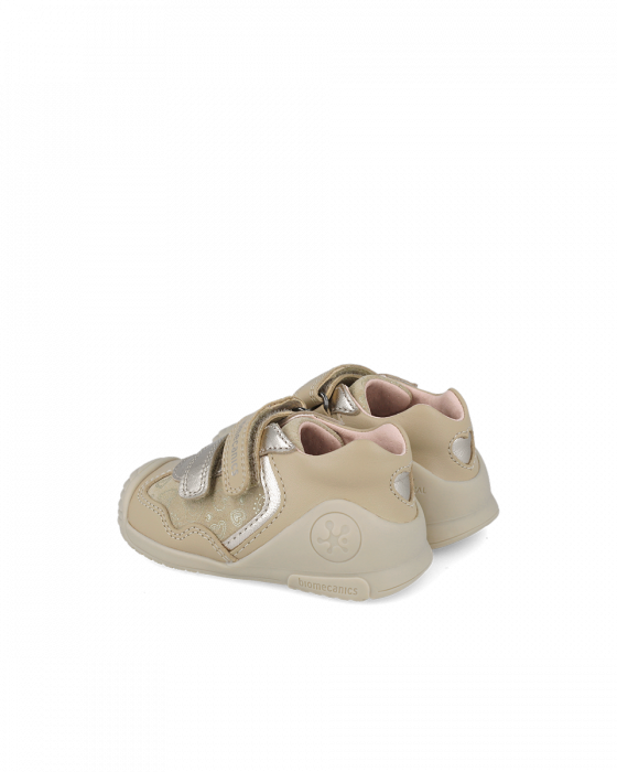 Pantofi fete, din piele naturala, beige, Biomecanics 251103-B547 [1]