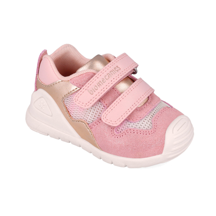 Pantofi fete, din piele naturala, roz, Biomecanics 252120-D032 [3]