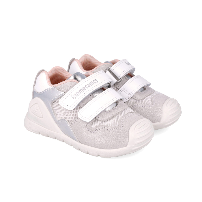 Pantofi fete, din piele naturala, alb Biomecanics 252120-C313 [1]