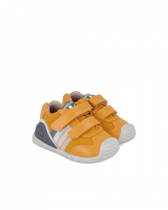 Pantofi baieti, din piele naturala, multicolor, Biomecanics 241110-B240 [4]