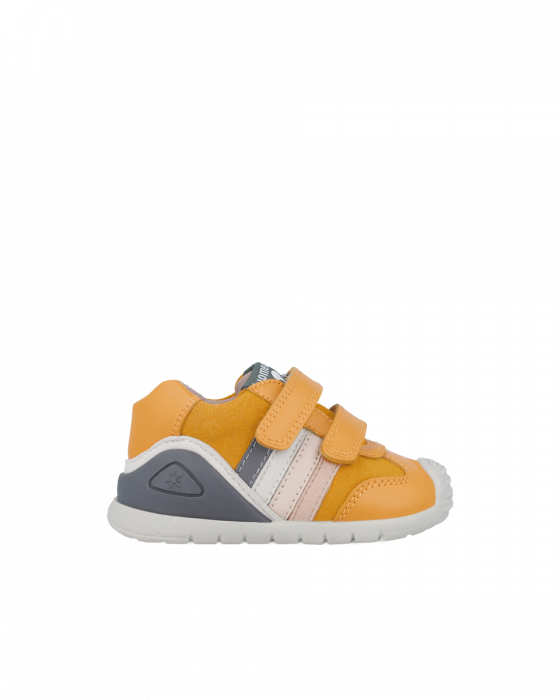 Pantofi baieti, din piele naturala, multicolor, Biomecanics 241110-B240 [2]