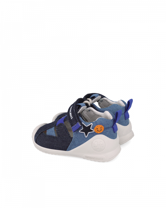 Sandale baieti, din material textil, bleumarin, Biomecanics 252176-A089 [3]
