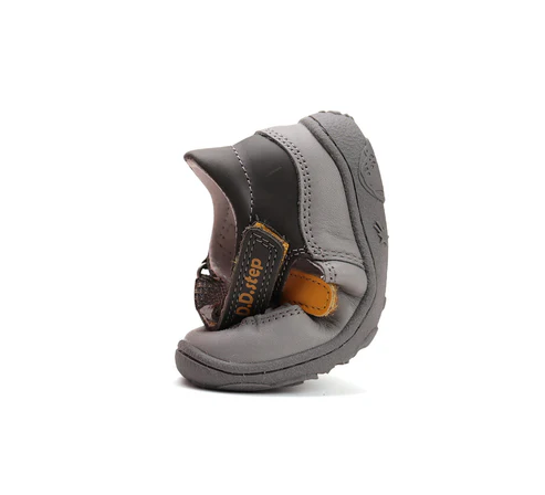 Sandale baieti, din piele naturala, deschise, gri, BAREFOOT, DD STEP H077-51332 [7]