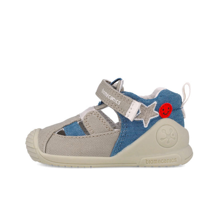Sandale baieti, din material textil, gri , Biomecanics 252176-B103 [5]