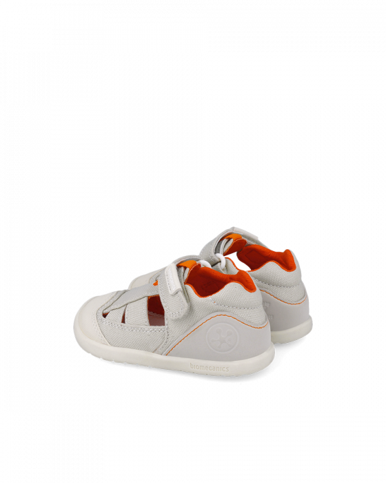 Sandale copii, wider canvas, bej, Biomecanics 252195-B103 [3]