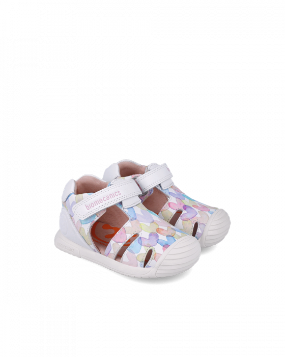 Sandale din piele naturala, fete, Biomecanics 252110-B050 [2]