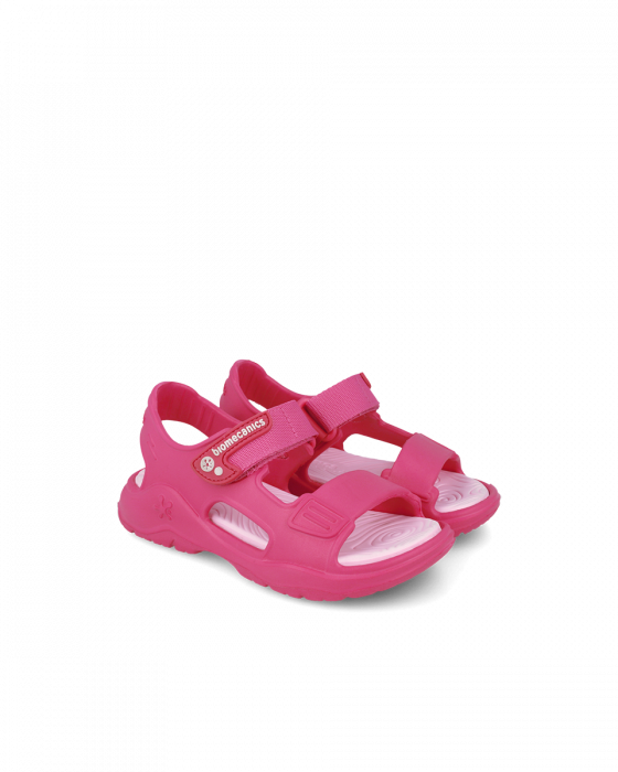 Sandale fete, din cauciuc, fucsia mat, BioEvolution, Biomecanics 232290-F146 [2]