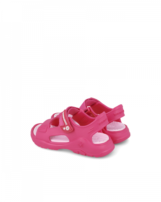 Sandale fete, din cauciuc, fucsia mat, BioEvolution, Biomecanics 232290-F146 [4]