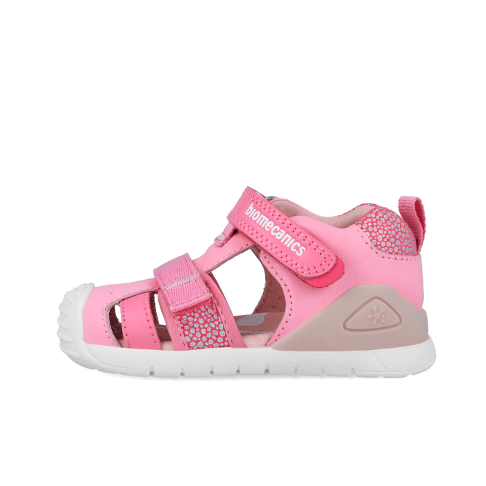 Sandale fete, din piele naturala, roz, Biomecanics 262111-A711 [4]