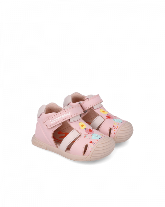 Sandale fete, Biomecanics, roz, 252106-A032 [3]