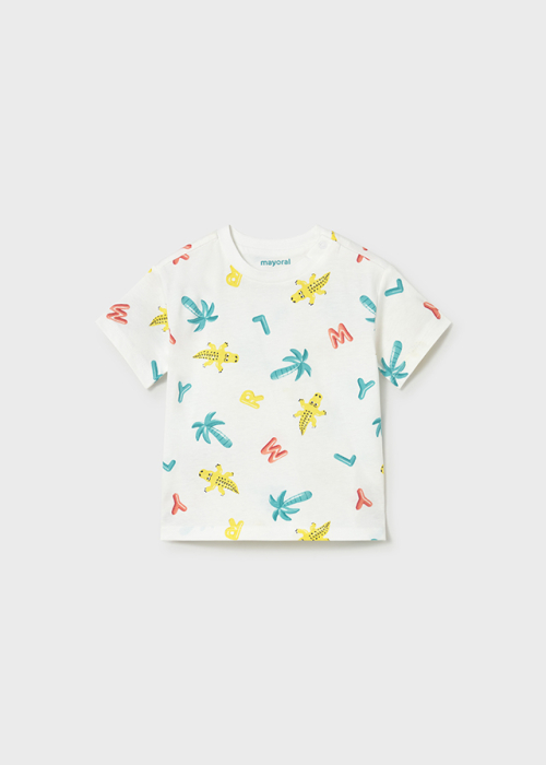Set baieti cu imprimeu si 2 tricouri 01673-057 Mayoral [2]