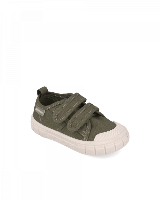 Sneakers Baieti, din material textil, Kaki, Garvalin 252381-B801 [2]