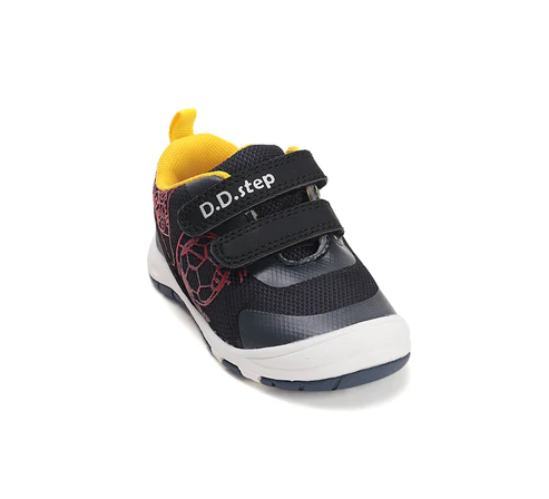 Pantofi baieti, textil, negru cu imprimeu, DD Step F065-61360 [7]