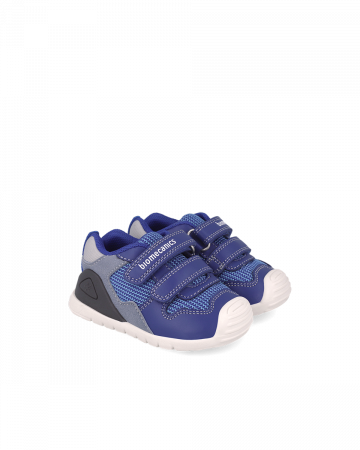 Sneakers baieti, din piele naturala, albastru, Biomecanics 252120-A836 [1]