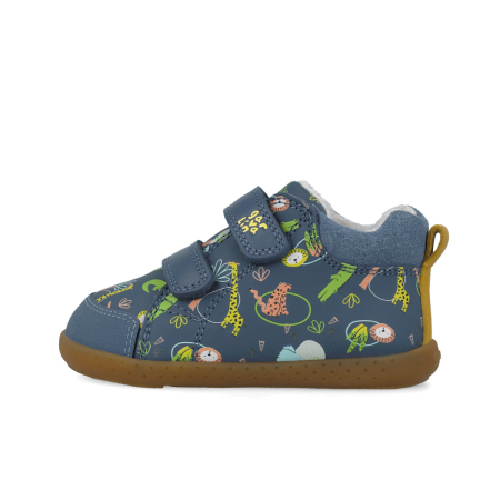Ghete baieti barefoot impermeabile, imblanite Garvalin 251312-A556FB [4]