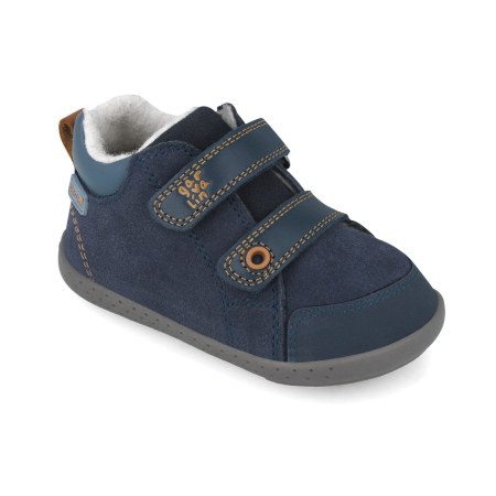 Ghete baieti - Ghete baieti bleumarin barefoot impermeabile, imblanite Garvalin 251308-A089FB