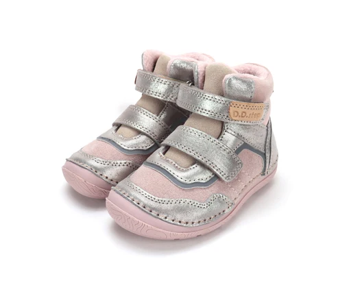 Incaltaminte fete - Ghete barefoot imblanite fete Roz A116-62911D DD Step