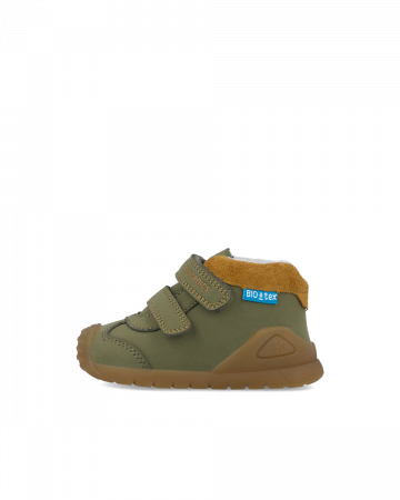 Ghete copii din piele naturala, imblanite, Kaki, Biomecanics 251134-B801FB [4]